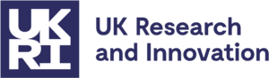 UKRI logo with the text 'UK Research and Innovation'.